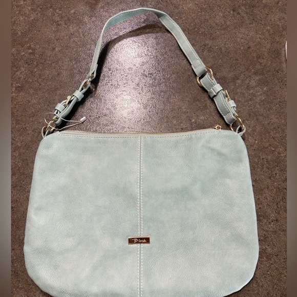 221. Blush Hand/shoulder Bag, Mint Green - Picture 2 of 12